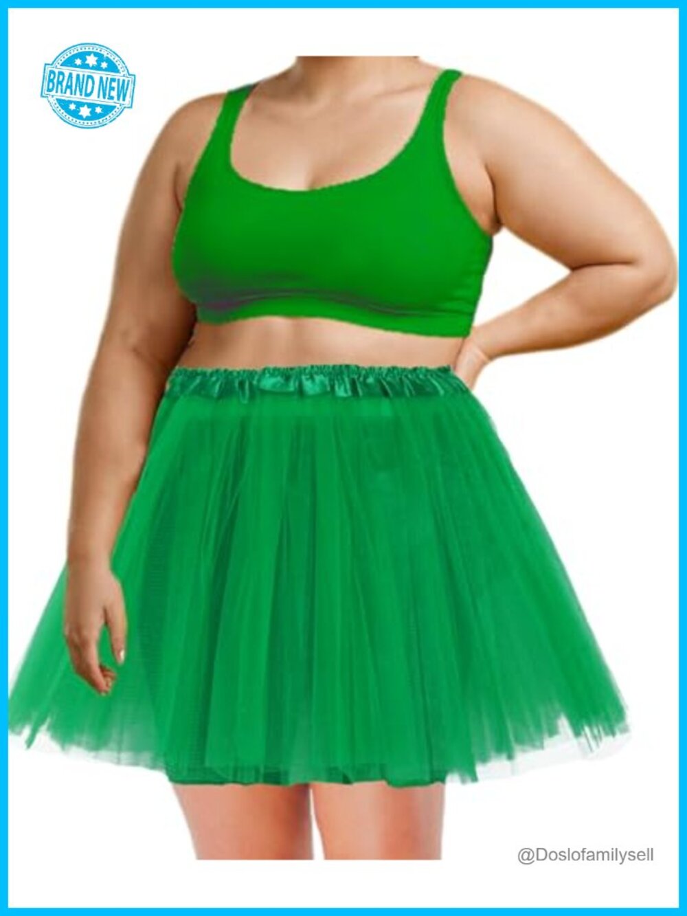 Plus Size 3-Layer Tulle Tutu Skirt Ballet Dance Halloween Costume